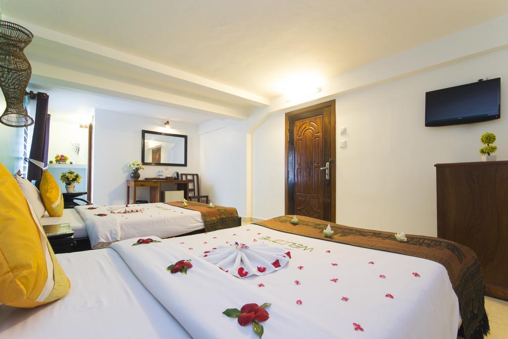 โรงแรทัน แกง อังกอร์ Hotel เสียมราฐ ภายนอก รูปภาพ